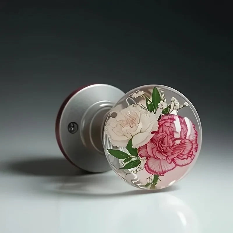 Bee Decorative Door Knob -  Round Resin Door Handle,Artistic Natural Style Decoration, Suitable for Bedrooms, Cabinets