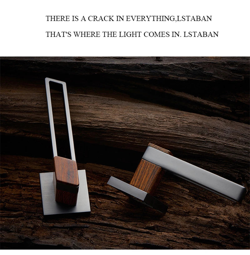 Interior Zinc Alloy Silent Anti-theft Door Lock Security Mute Door Handle Split Locks Home Renovation Hardware Accessories