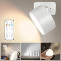 LED Wall Sconces light, 3 Brightness Levels 3 Color Modes Wall Lights Battery Operated 360° Rotatable Touch Control Wall lamp