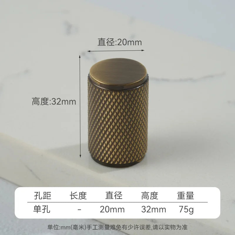 Antique Bronze Color Door Knobs Solid Brass New Chinese Style Furniture Hardware Concealed Pull Handle for Cabinet Drawer Door