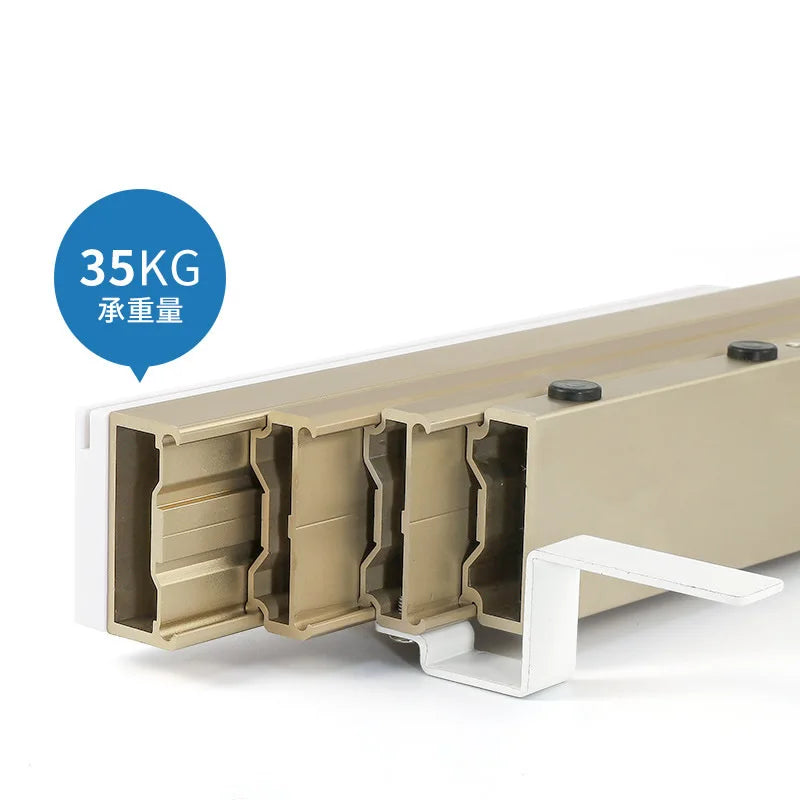 Simpler, flat push type,Concealed folding drawer slides , Aluminum telescopic table guide rail,  Flat push folding desk hinge