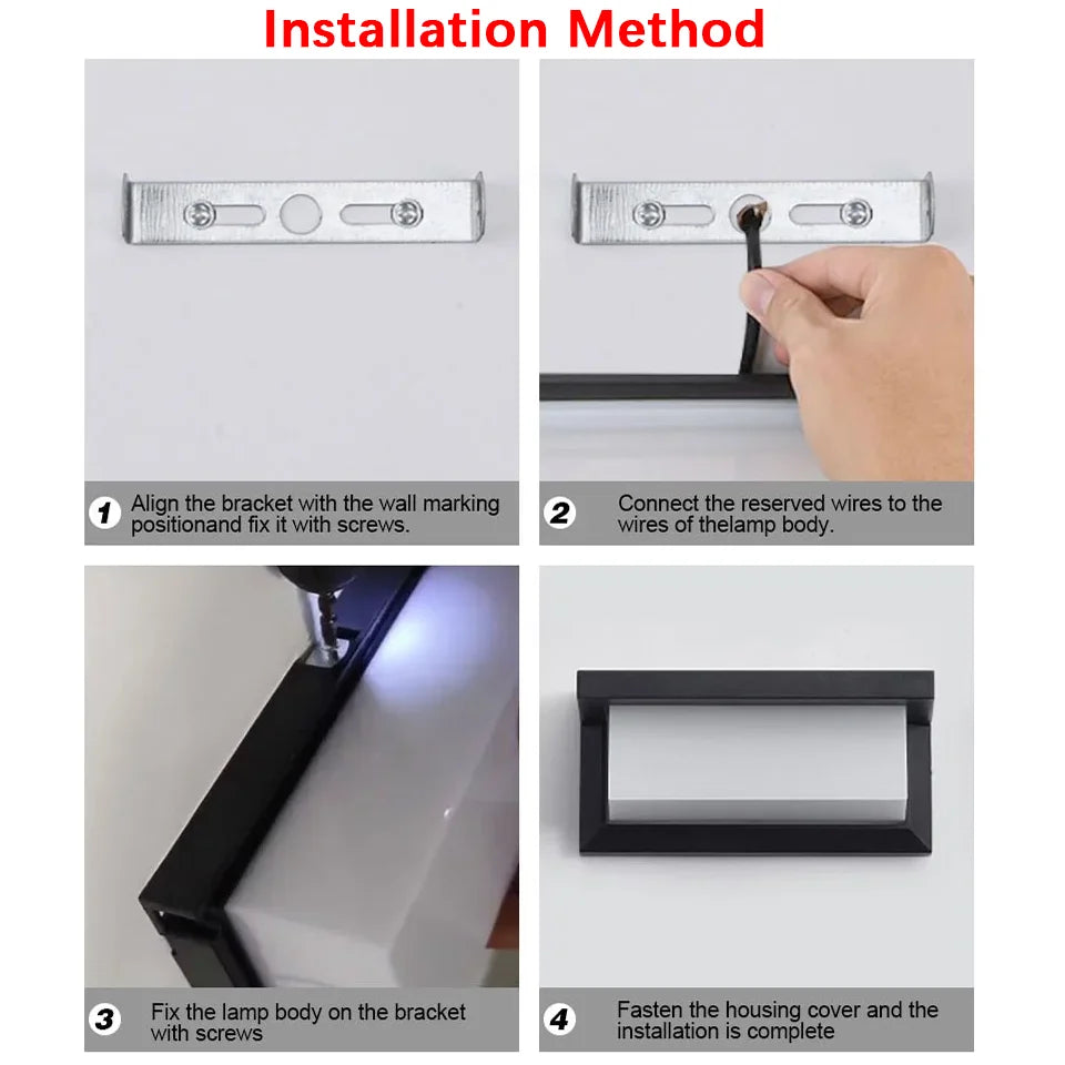 LED Wall Light With Motion Sensor AC85-265V Exterior Anthracite Porch Balcony Garden Courtyard Lamp Retro For Porche Stair