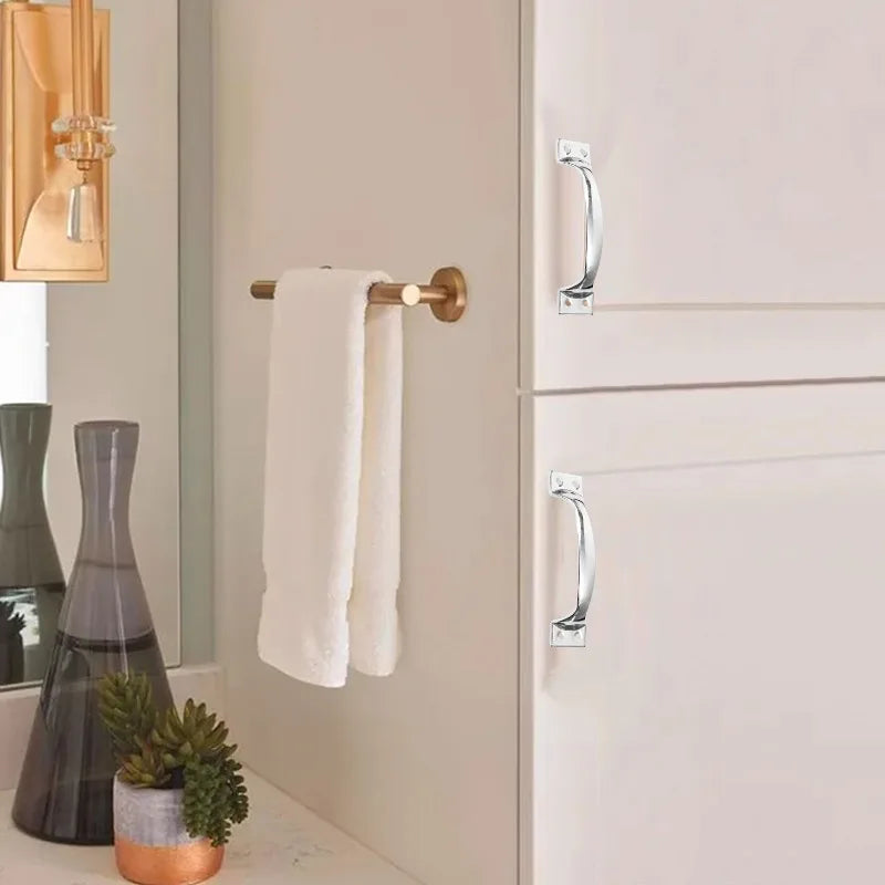 5/6 Inch Stainless Steel Cabinet Handles Drawer Pulls Kitchen Door Knobs Bathroom Wardrobe Pulls Furniture Door Handles Hardware