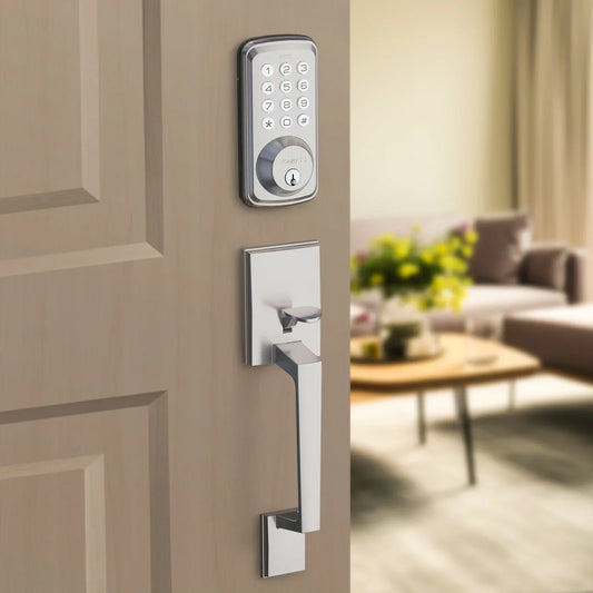 EUUKAIHG Smart Keypad Door Lock Set -Two-Door Knob Touch Fingerprint Password Lock-Keyless Entry Door Lock, Keyed Entry