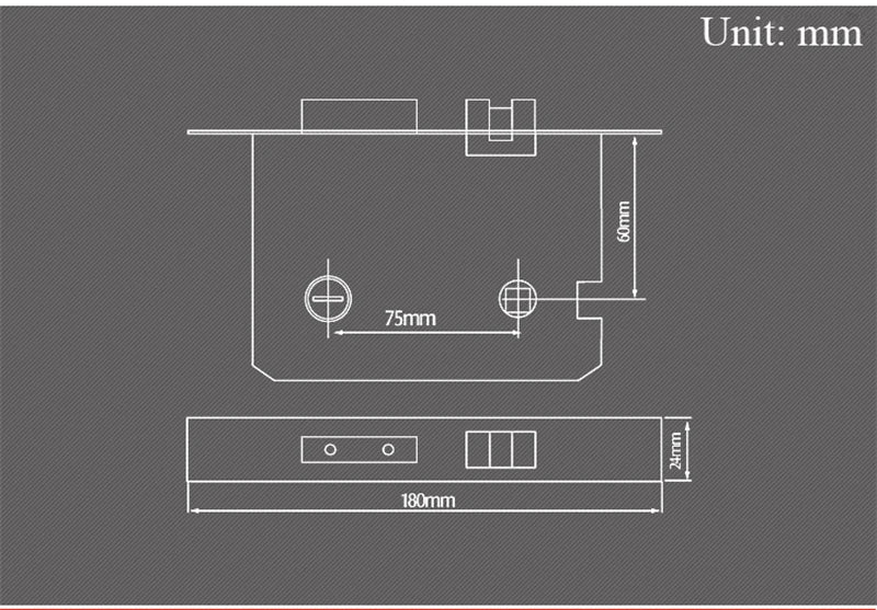 Bronze Luxury European style/ Villa Door Lock Security hotel door lock entry Double-open Folio Door Lock Solid Wood Door Lock
