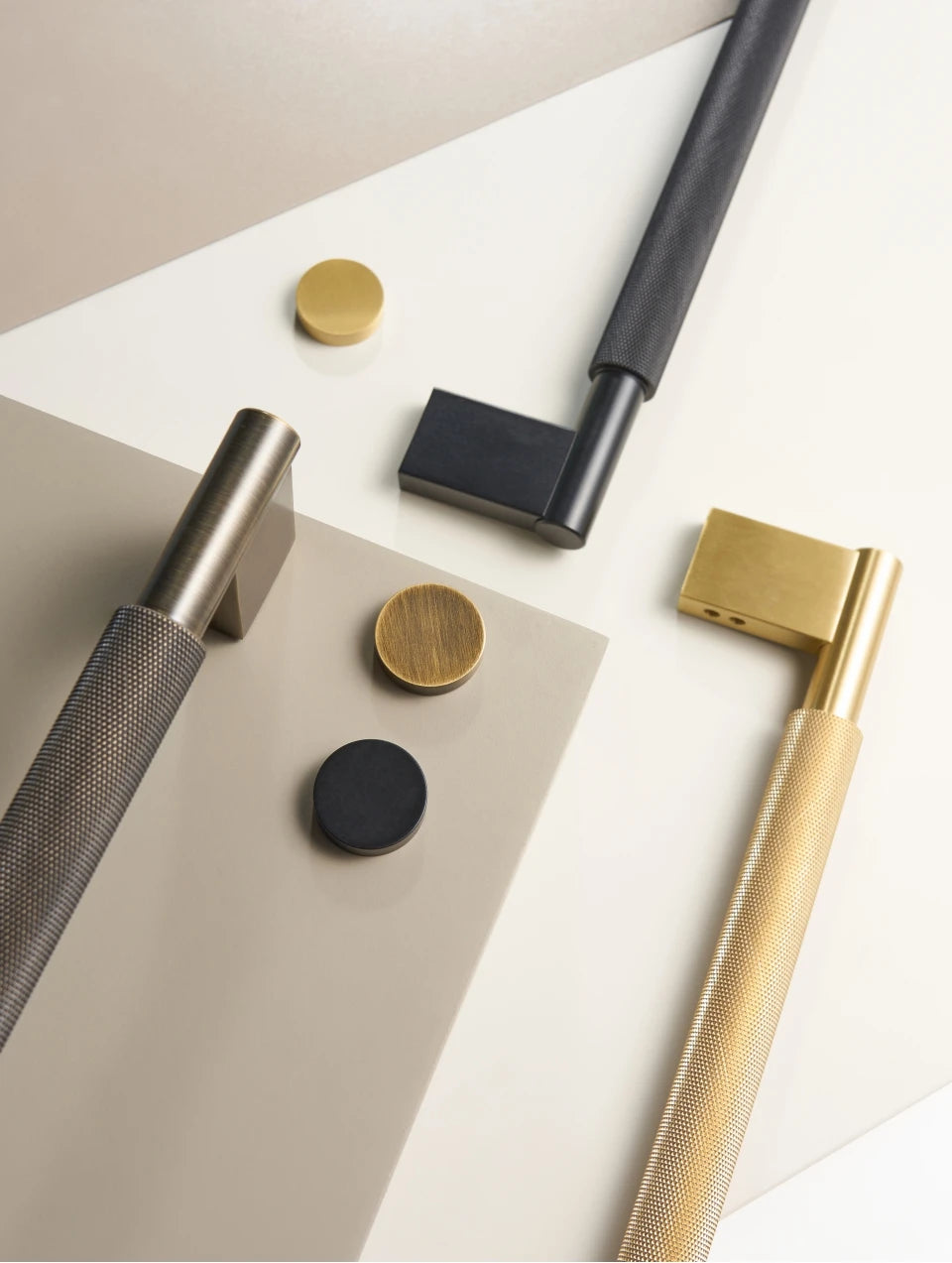 Nurlin Solid Brass Door Double Single Sided Cross Knurled Kitchen Refrigerator Appliance Closet Pull Bar Wood Gate Glass Door