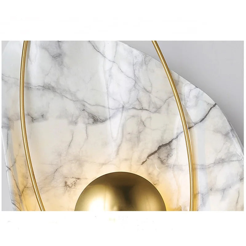 DEBBY Nordic Creative Wall Light Sconces Modern LED Lamp Pearl Shade Fixtures for Home Living Room