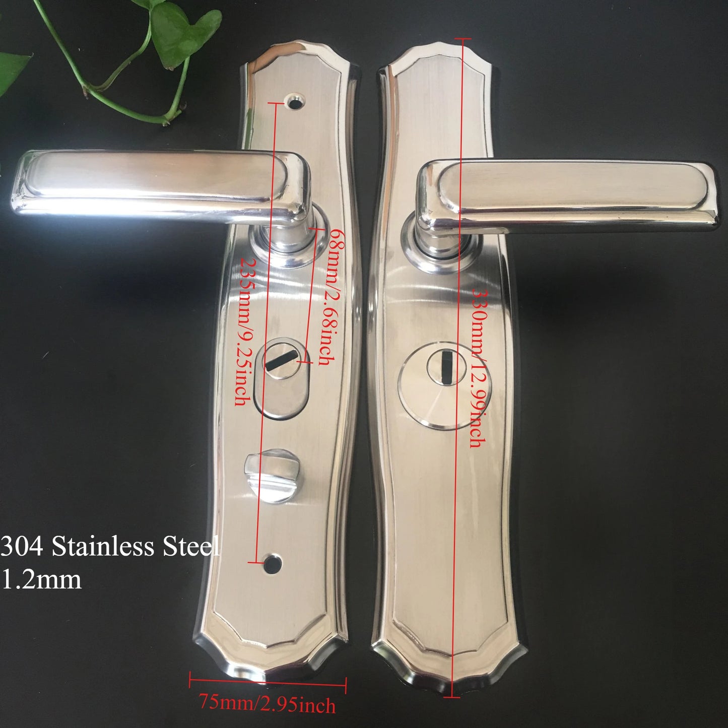 68 mm Double‑Side Anti‑Theft Door Lever – Dual‑Spring, Anti‑Pry, Universal Fit Handle