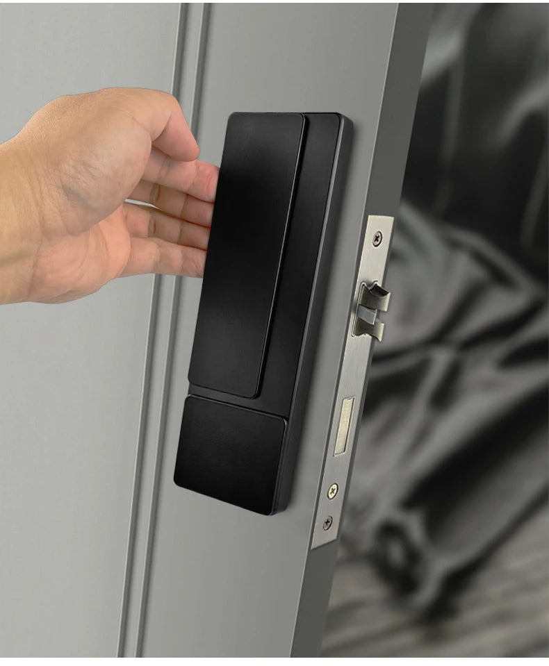 Advanced Security Lock, Invisible Lock, Indoor Bedroom, Bathroom Door Lock, Ultra-thin Silent Magnetic Suction, No Handle Lock