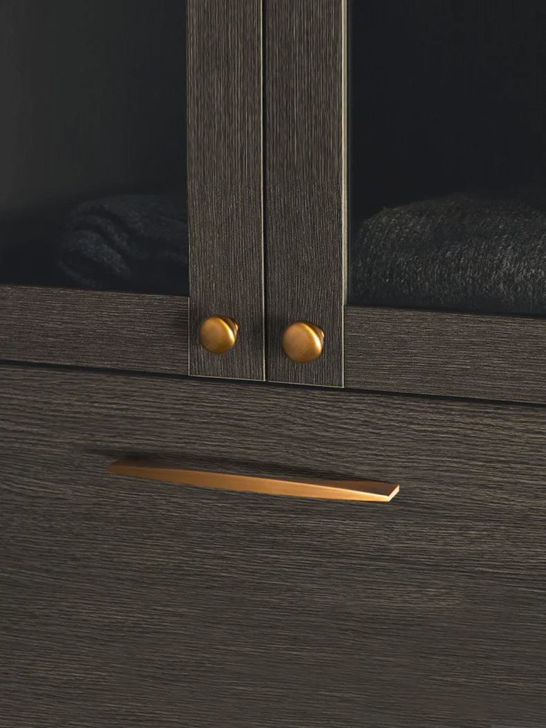 Classical Antique Cabinet Handles Brass Yellow Bronze Pulls Drawer Hardware Furniture Kitchen And Wardrobe Door Knobs