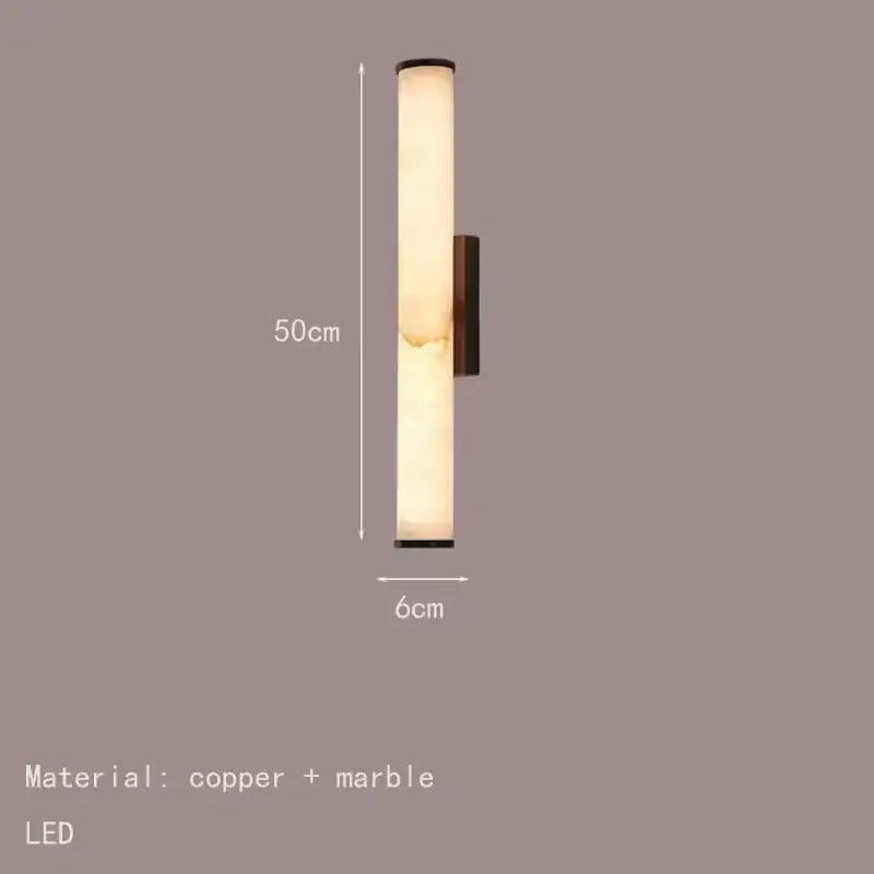 High-end Marble Modern Wall Lamp, Luxurious Living Room, Corridor, Bedroom, Dining Room, Room Decoration Lighting Wall Lamp
