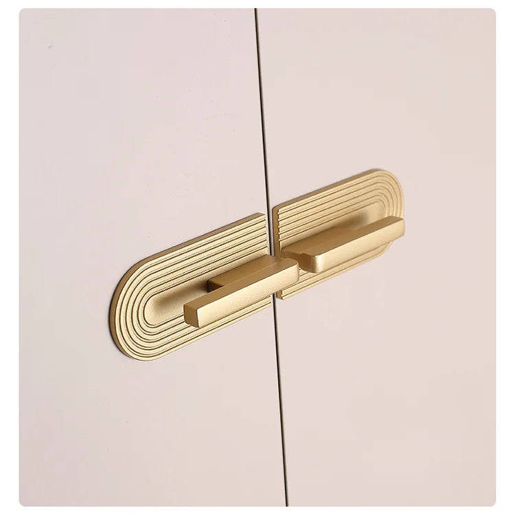 Golden Cupboard Door Handle Modern Minimalist Wardrobe Door Knob Drawer Knobs Shoe Cabinet Handle Furniture Handle