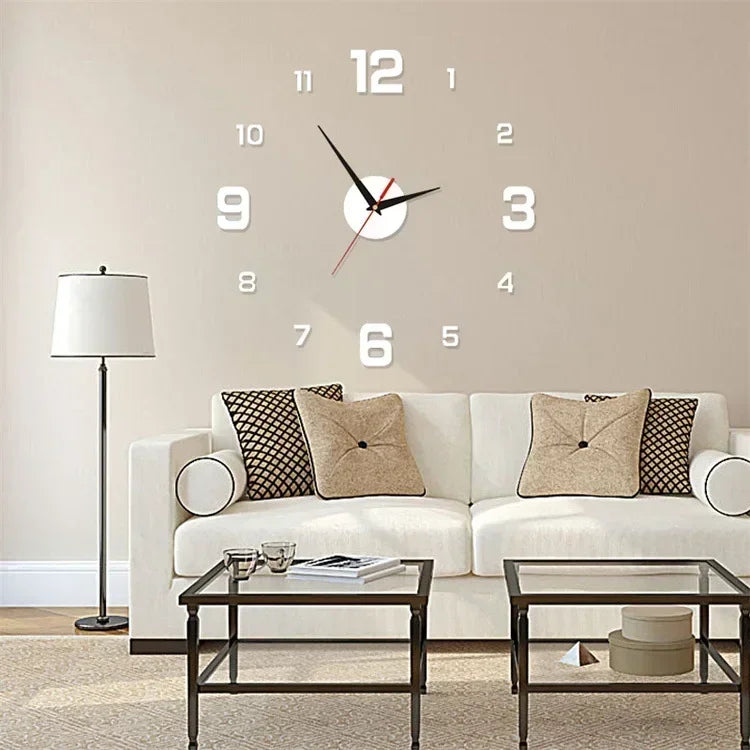 Buy 3D Acrylic Wall Clock - Elegant & Affordable | Only $9.48