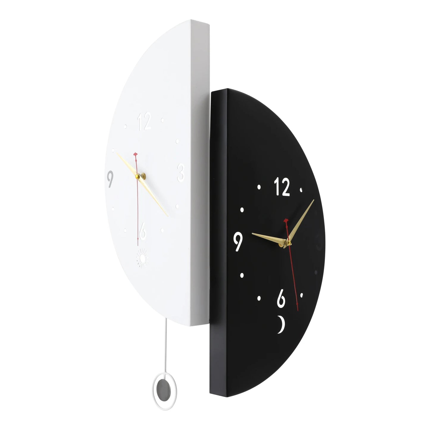 Wall Clock Decoration, Double-sided Corner Wall Clock, Modern Wall Clock，Wall mounted clock，bookstores, flower shops，living room