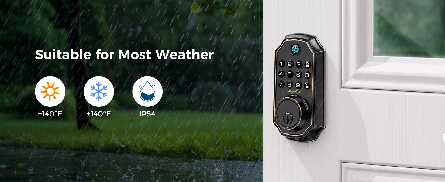 Buy Smart Fingerprint Deadbolt | Secure Keyless Entry – Only $95.65