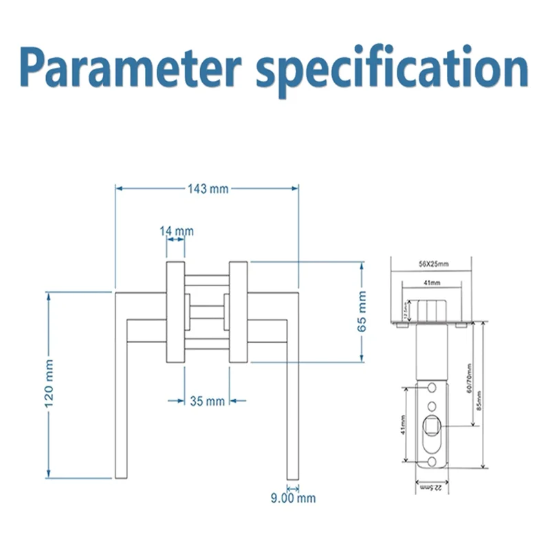 Buy Matte Black Door Lever at $40.68 | Fast & Easy Install