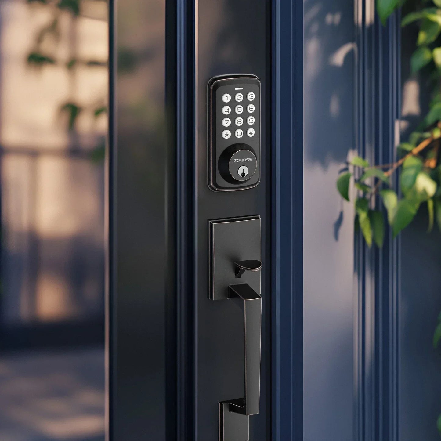 EUUKAIHG Smart Keypad Door Lock Set -Two-Door Knob Touch Fingerprint Password Lock-Keyless Entry Door Lock, Keyed Entry