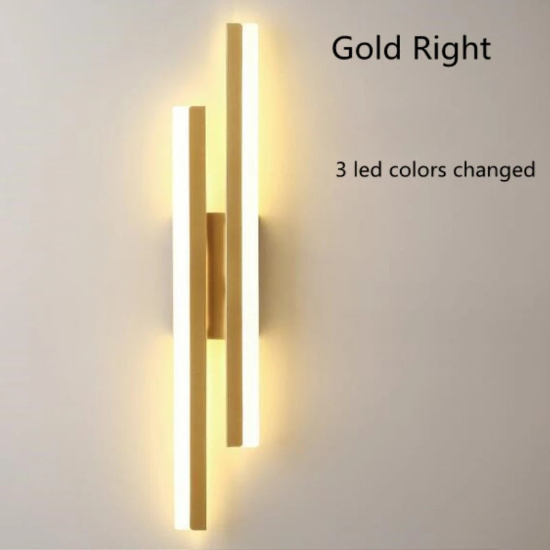 LED Bedroom Wall Lamp Wall Sconces Copper Line Pipe Acrylic Lampshade Indoor Lighting for Living Room Corridor Light Fixture