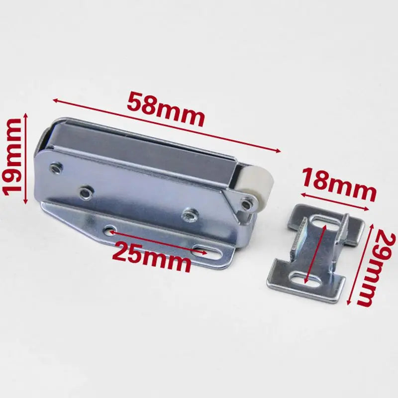 Cabinet Door Latch Drawer Spring Latch, Cabinet Push To Close Latch for Cupboard Boat Hardware Home And Cabinet Doors Hardware