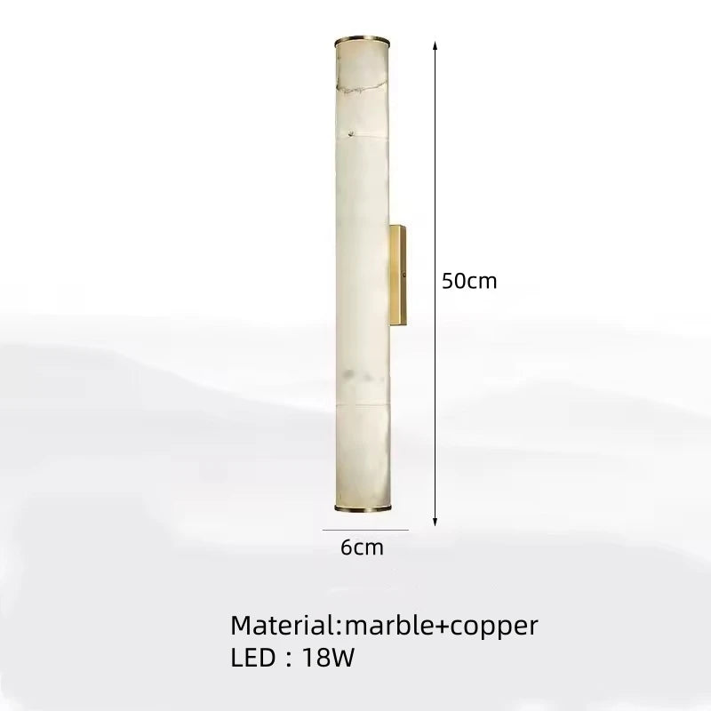 High-end Marble Modern Wall Lamp, Luxurious Living Room, Corridor, Bedroom, Dining Room, Room Decoration Lighting Wall Lamp