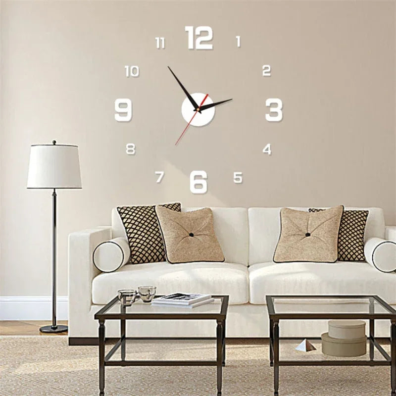 Buy 3D Luminous Wall Clock | Premium Acrylic Decor | Only $7.55