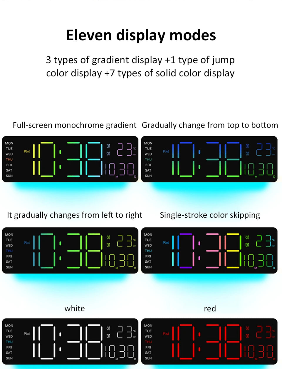 Best 13" LED Digital Alarm Clock for $81 | Free Shipping