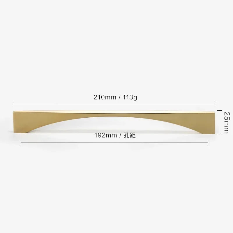 Nordic Classic Drawer Handle Antique Bronze Golden Handle Wine Cabinet Closet Door Handle Furniture Hardware Zinc Alloy