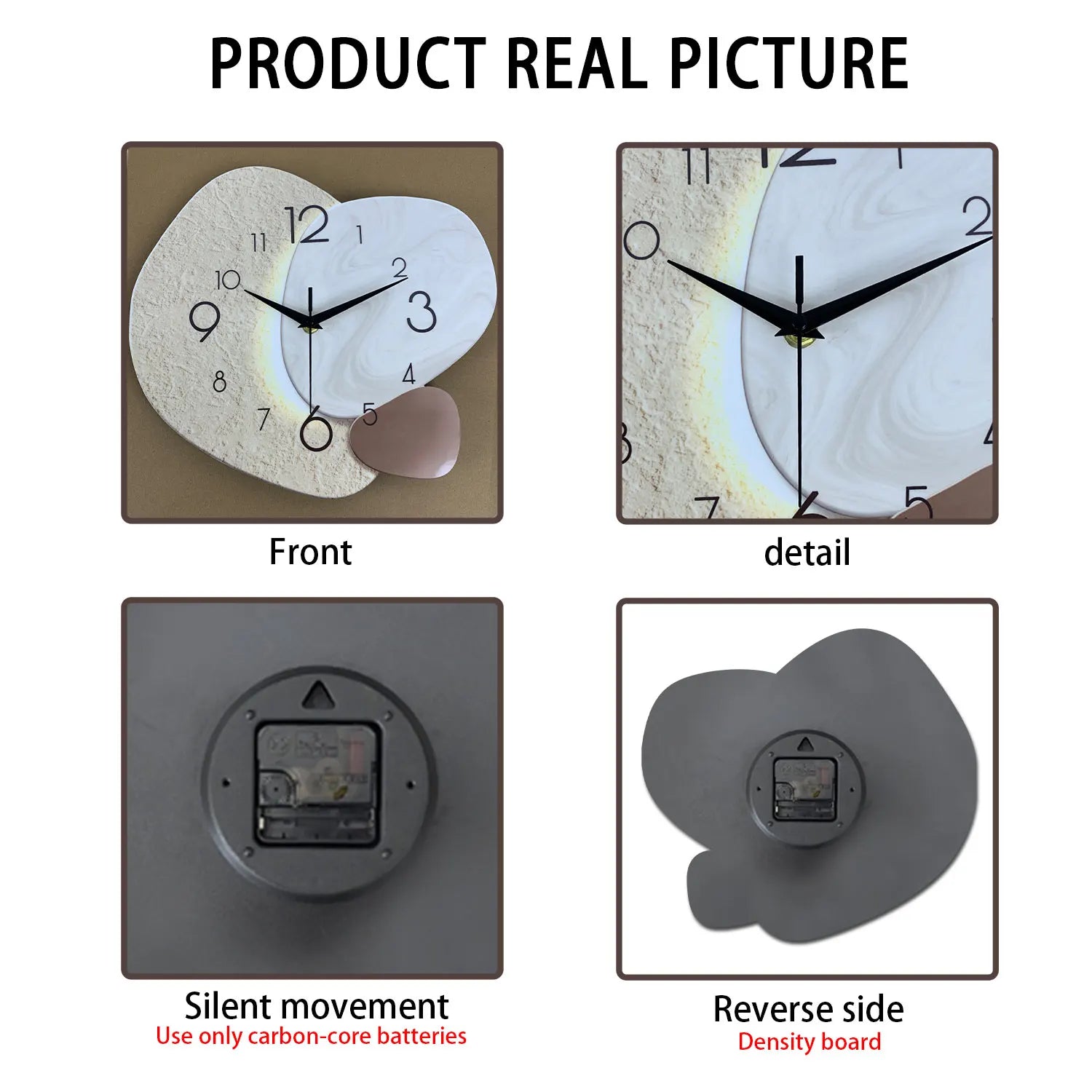 Buy Silent Quartz Wall Clock - Modern Decor | Only $38.6