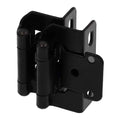 Viladepot 1/2" Cabinet Hinges 10PCS Hidden Sprung Kitchen Room Cabinet Hinges Matte Black Furniture Hardware
