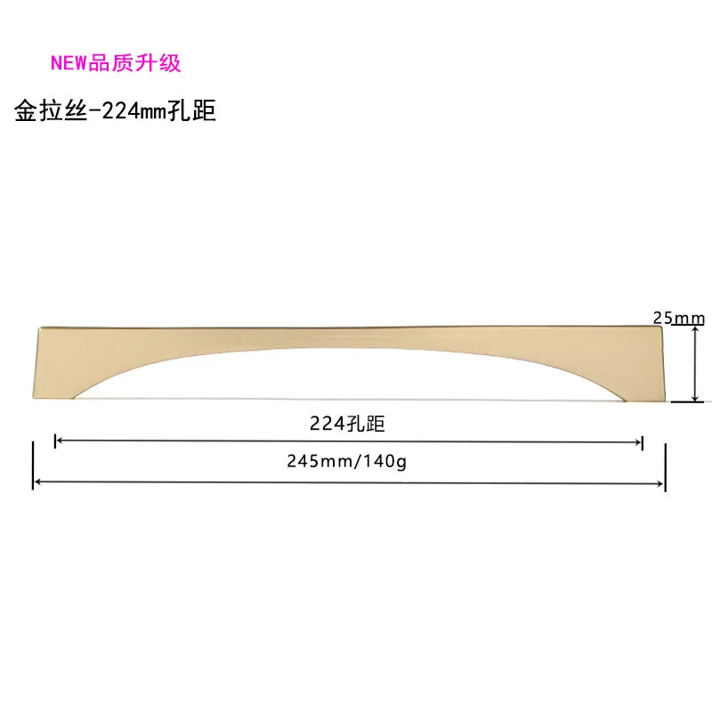 Nordic Classic Drawer Handle Antique Bronze Golden Handle Wine Cabinet Closet Door Handle Furniture Hardware Zinc Alloy