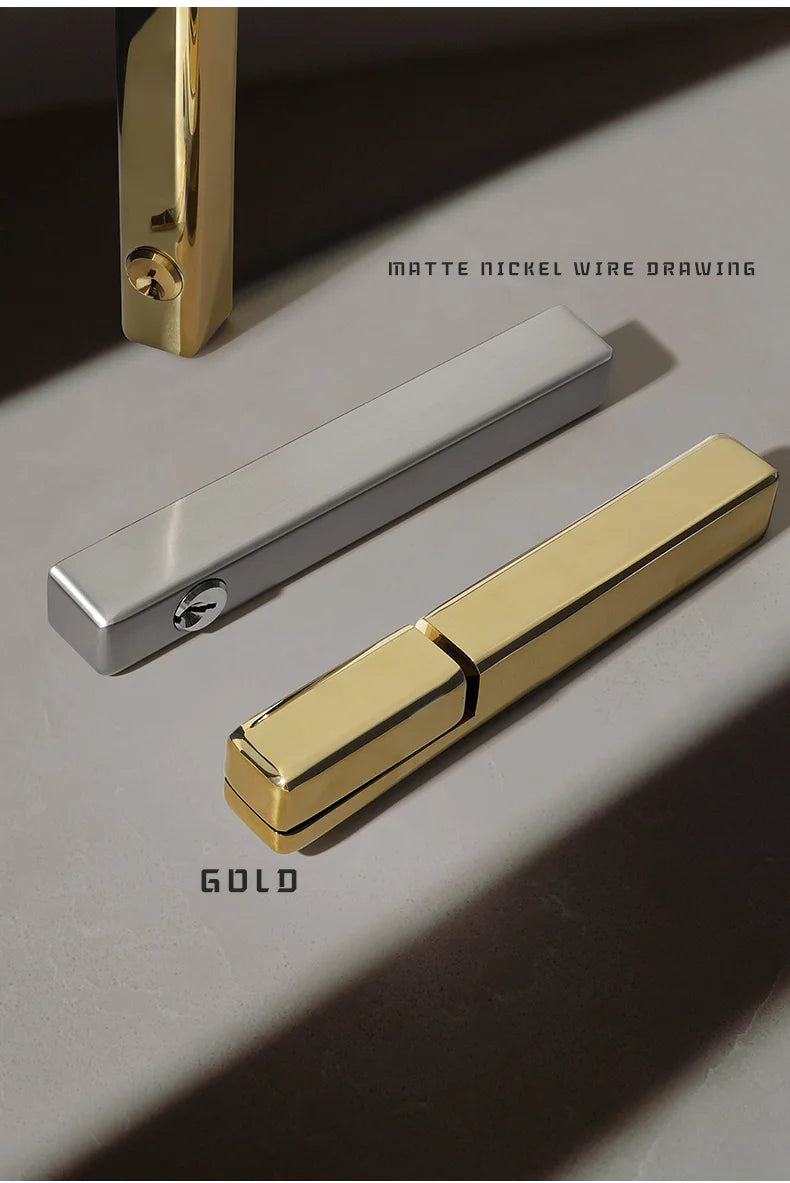 New Family Safety Sliding Door Lock Modern Simple Solid Wood Door Lock Hook Lock Toilet Black Sliding Door Lock Furniture Lock
