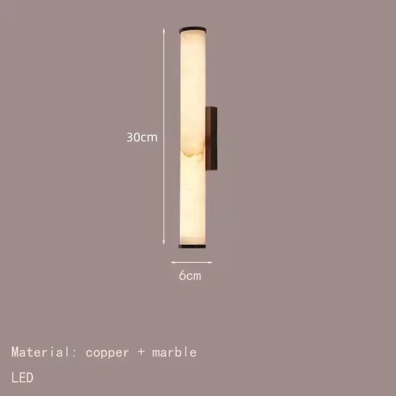 High-end Marble Modern Wall Lamp, Luxurious Living Room, Corridor, Bedroom, Dining Room, Room Decoration Lighting Wall Lamp