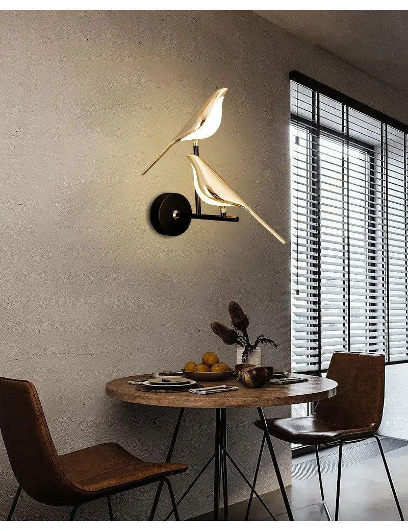 Buy Nordic Golden Bird LED Wall Lamp | Save 20% Now