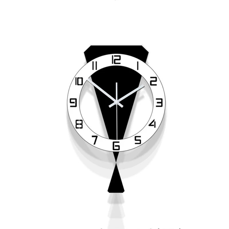 Buy Luxury Swinging Wall Clock for $53 | Silent & Elegant