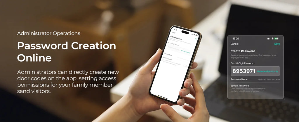 Arpha Smart Lock ‎T228 5-in-1 Entry Keyless Entry Door Lock Fingerprint Keyless Entry Door Lock Anti-Peep Keypad Code Waterproof