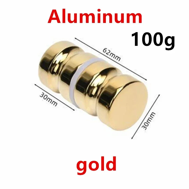 Bathroom Glass Door Knob Aluminum Alloy Shower Cabinet Window Kitchen Cupboard Hardware Handle with Screw Modern Home Decor
