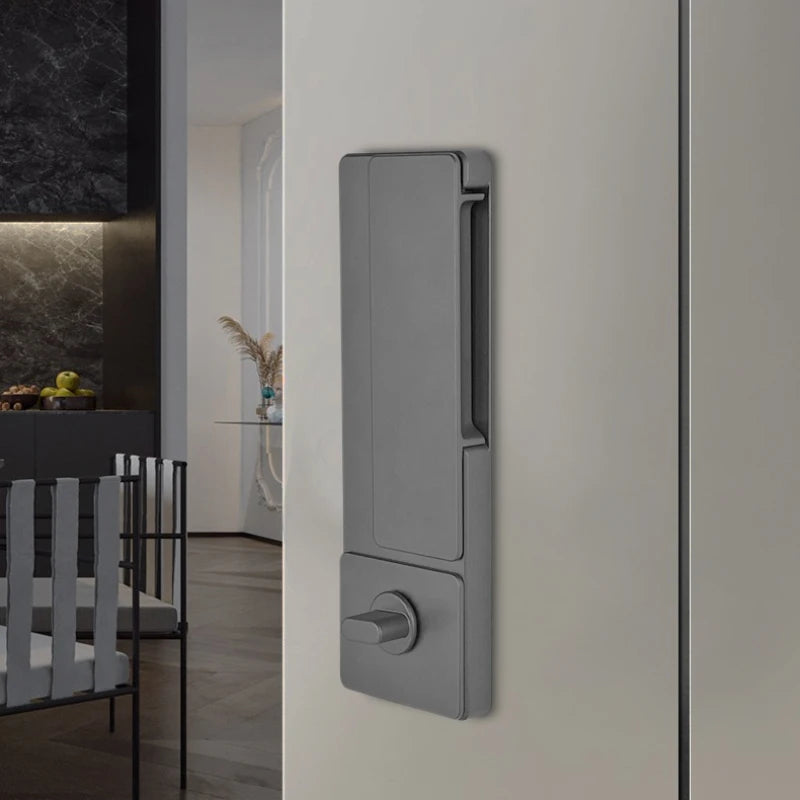 Advanced Security Lock, Invisible Lock, Indoor Bedroom, Bathroom Door Lock, Ultra-thin Silent Magnetic Suction, No Handle Lock