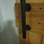 WOLFBIRD Sliding Barn Door Handle Pull Cabinet Flush Hardware Set Wood Door Handle Interior Door Furniture Handle Hardware