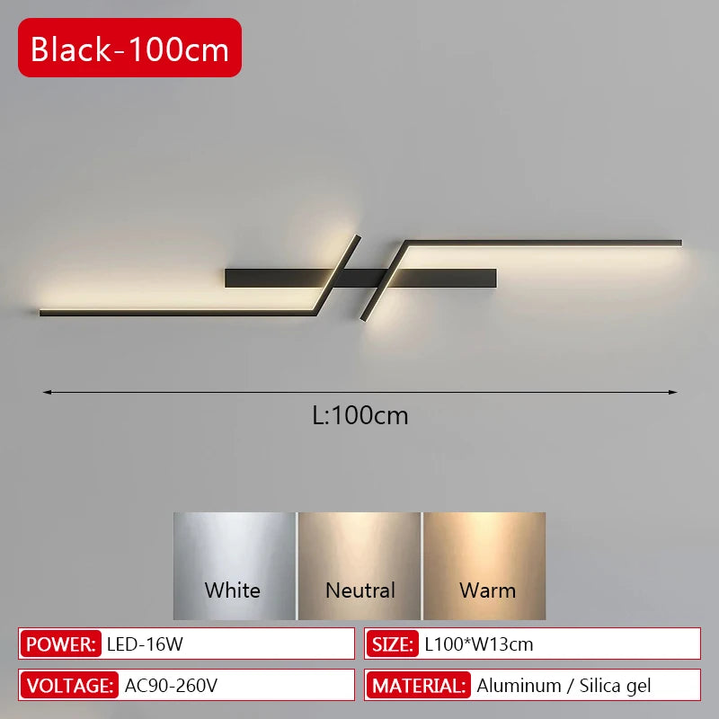 Buy Modern LED Wall Lamp for $44.1 – Top-Quality Minimalist Lighting