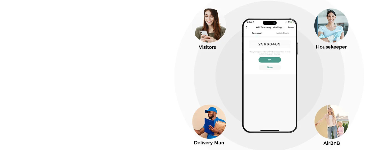 Buy Smart Door Lock D280L | $103 - Keyless & Waterproof