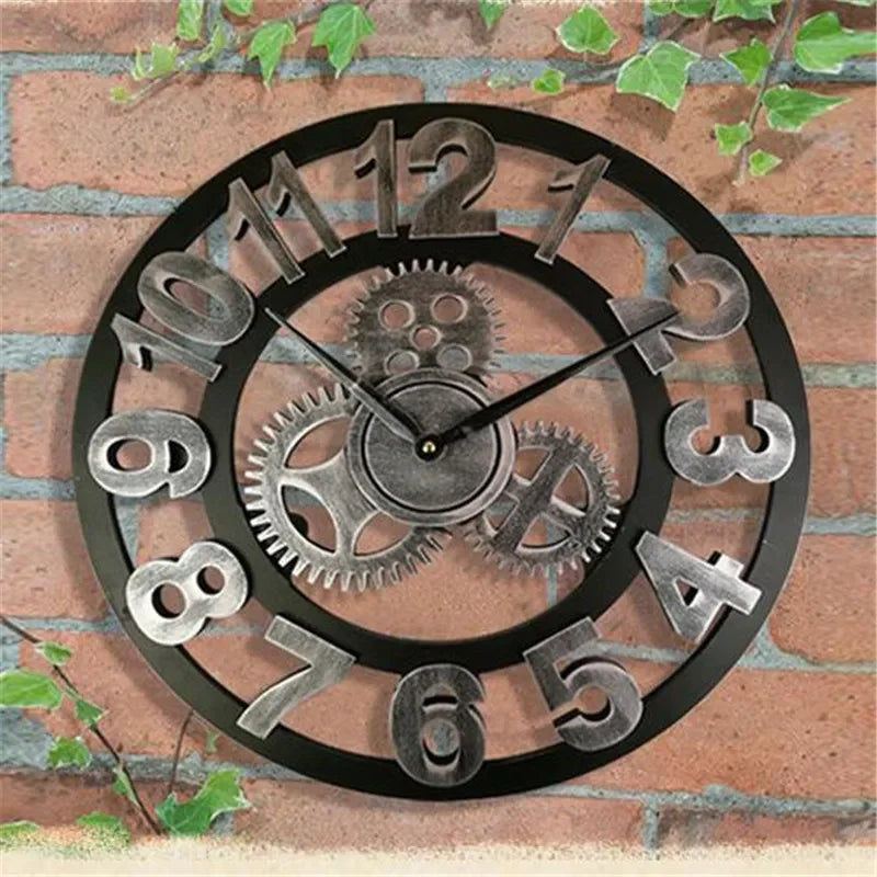 Buy Retro Industrial Wall Clock | Premium Decor $62.8