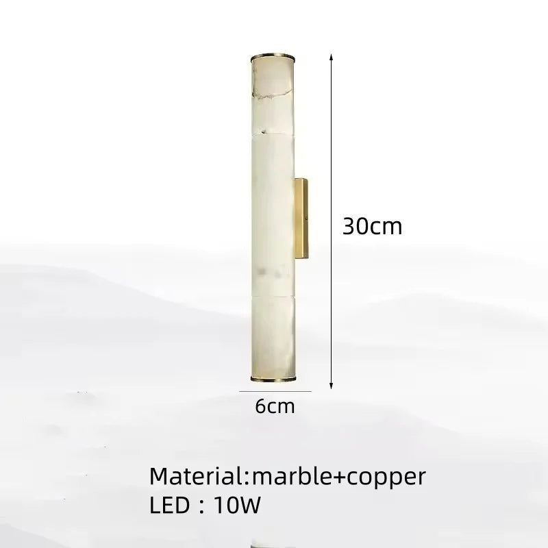 High-end Marble Modern Wall Lamp, Luxurious Living Room, Corridor, Bedroom, Dining Room, Room Decoration Lighting Wall Lamp
