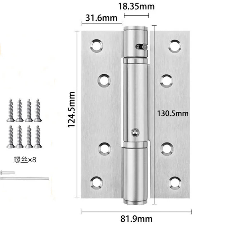Stainless Steel Door Hinges Connector Furniture Drawer Cabinet Fitting Hinge Wooden Box Doors Flat Hinge Hardware Accessories