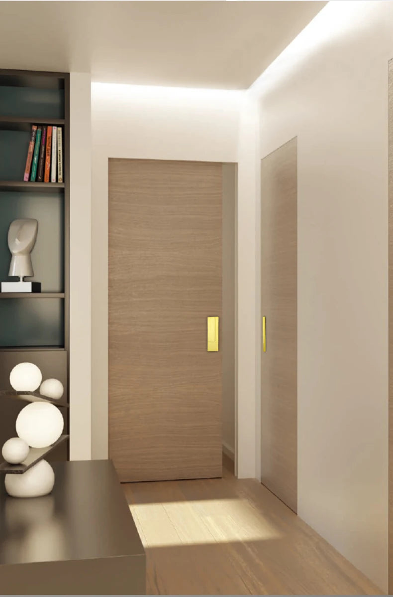Advanced Security Lock, Invisible Lock, Indoor Bedroom, Bathroom Door Lock, Ultra-thin Silent Magnetic Suction, No Handle Lock