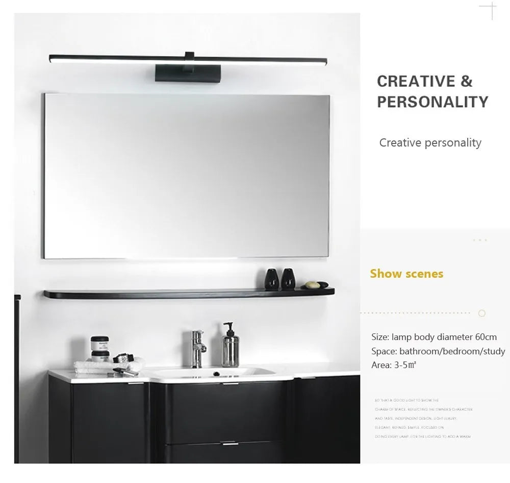 Modern LED Bathroom Mirror Lights - Save 20% | BYDHI