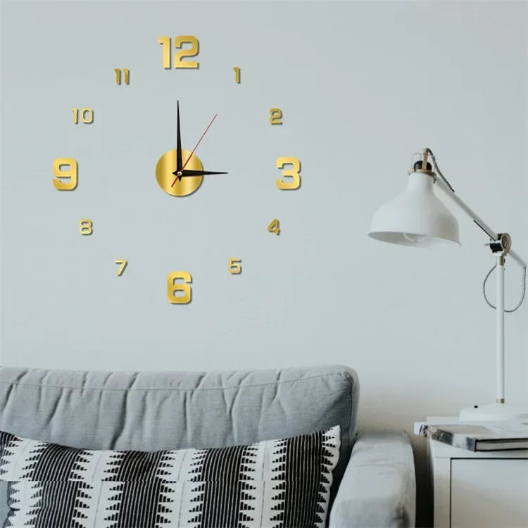 Buy 3D Luminous Wall Clock | Premium Acrylic Decor | Only $7.55