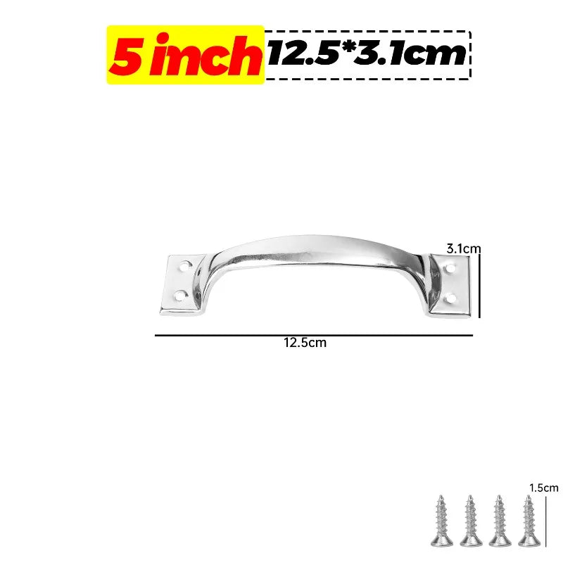 5/6 Inch Stainless Steel Cabinet Handles Drawer Pulls Kitchen Door Knobs Bathroom Wardrobe Pulls Furniture Door Handles Hardware