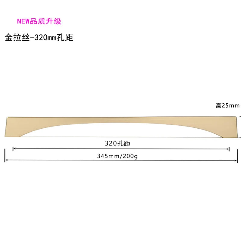 Nordic Classic Drawer Handle Antique Bronze Golden Handle Wine Cabinet Closet Door Handle Furniture Hardware Zinc Alloy