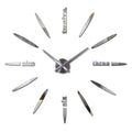 New fashion 3d wall clock reloj de pared quartz watch brief diy clocks living room large stickers decorative horloge murale