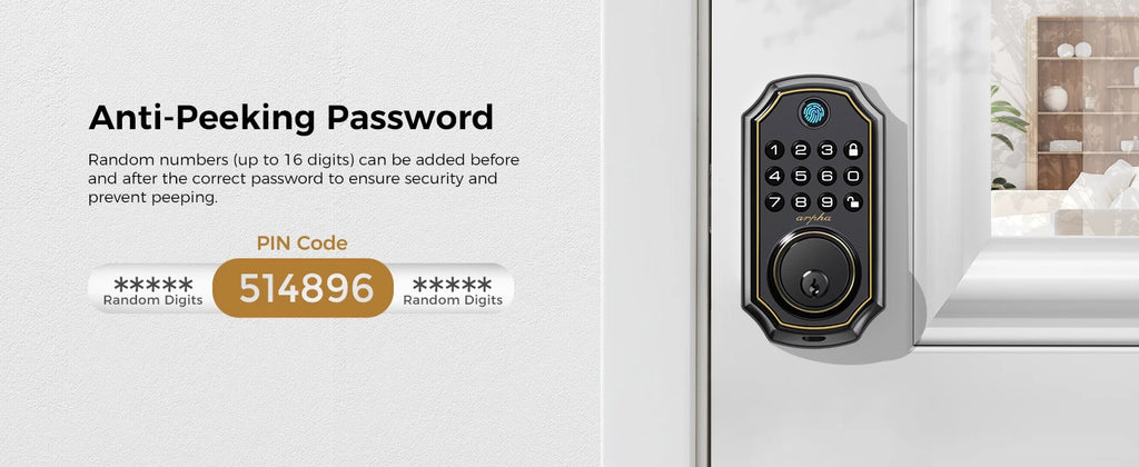 Buy Smart Fingerprint Deadbolt | Secure Keyless Entry – Only $95.65